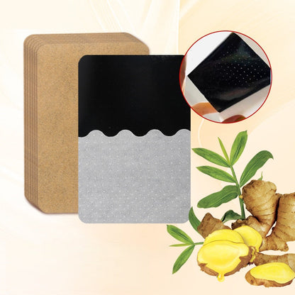 🔥50% OFF! 🌿 Ginger Pain Relief Patches – Natural Heat Therapy for Aches & Stiffness | Stick It Where It Hurts! 💆‍♀️