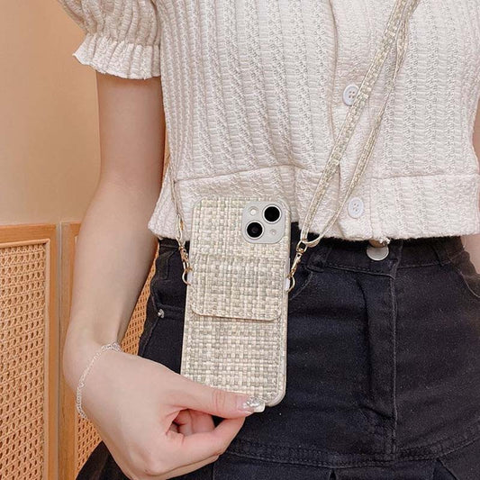 Wallet Case with Crossbody Strap