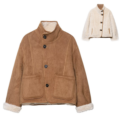 🔥50% OFF NOW !🔥✨ 2-Way Reversible Winter Coat - Women’s Trendy Outerwear🧥