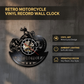 ⏳Limited-time 50% off⏰Retro Motorcycle Vinyl Record Wall Clock