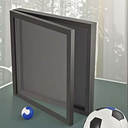 ✨🔥Wooden Jersey Display Frame with Magnetic Door🖼️