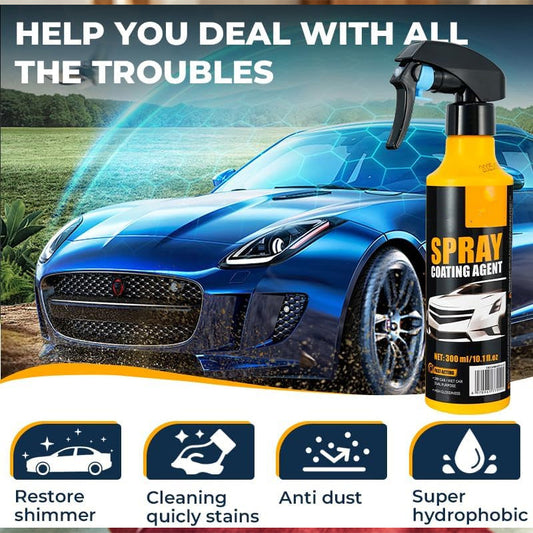 💥 Buy 2 and get 1 Free🔥Nano Hydrophobic Car Coating Spray