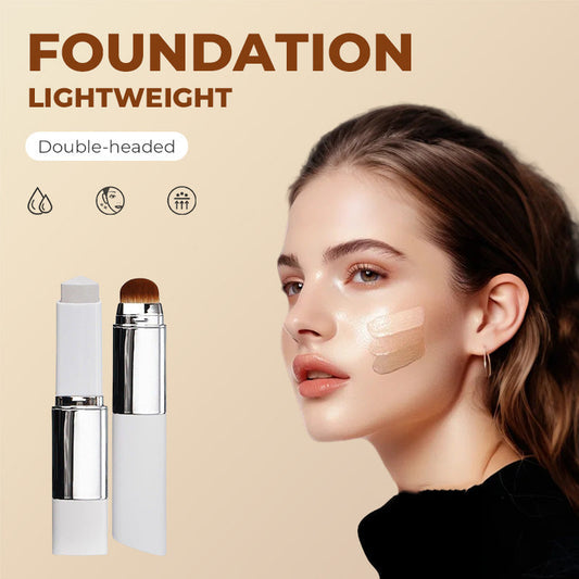 📢Buy 2 Get 1 Free⏰💖Double-headed Lightweight Foundation Stick
